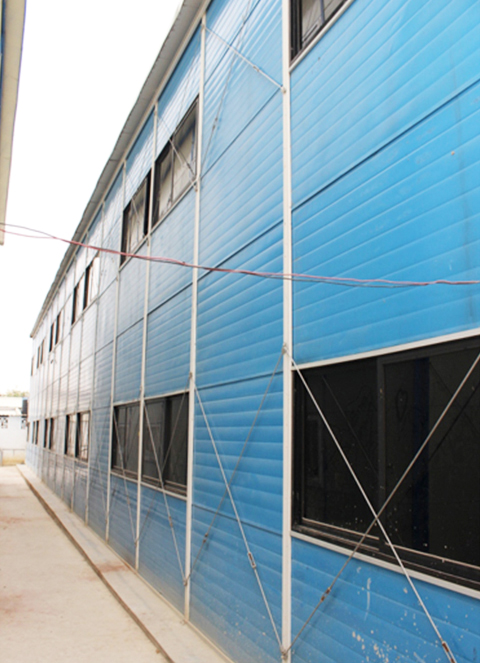 Labour colony for construction sites